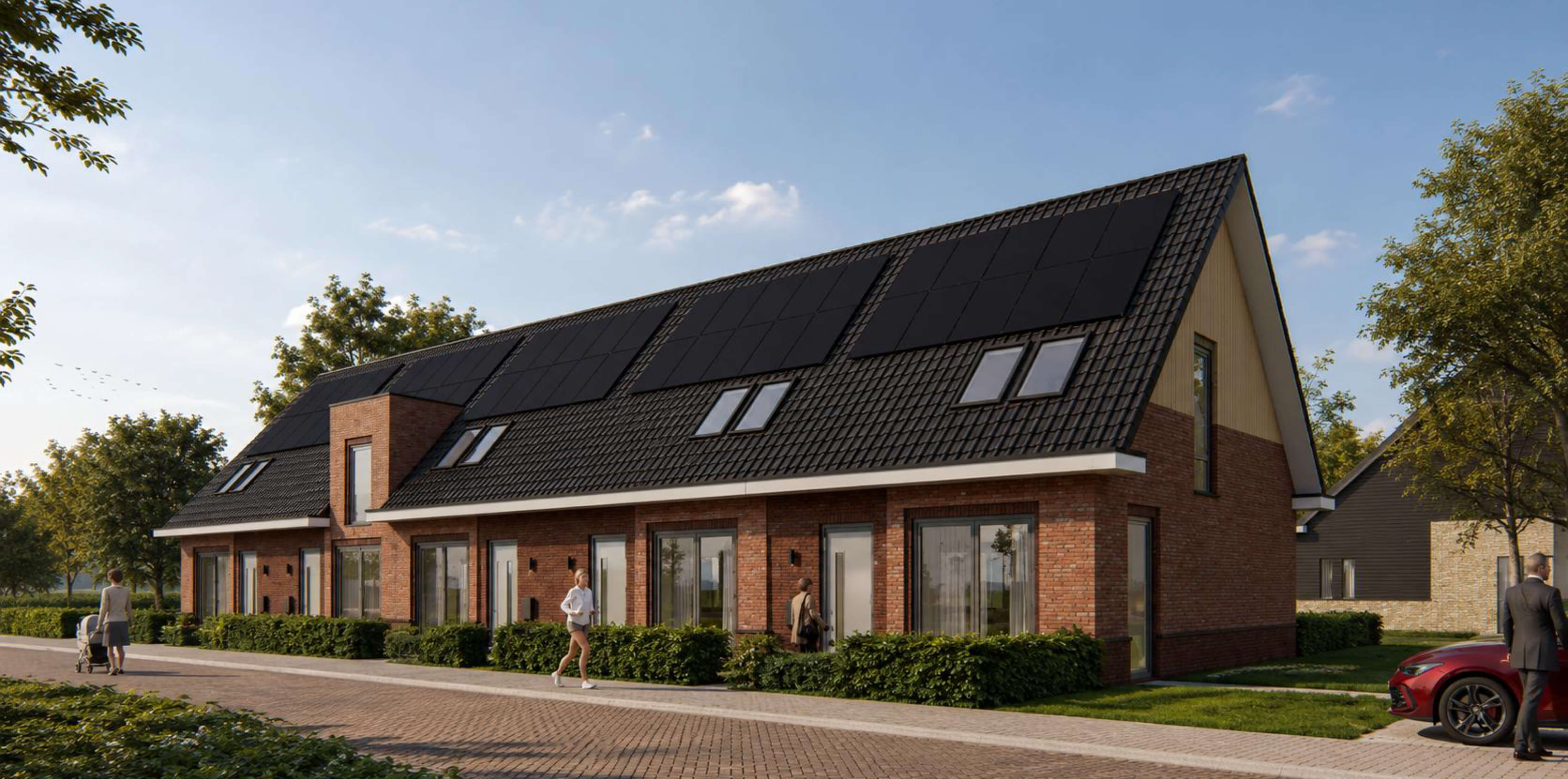 Impressie starterswoningen