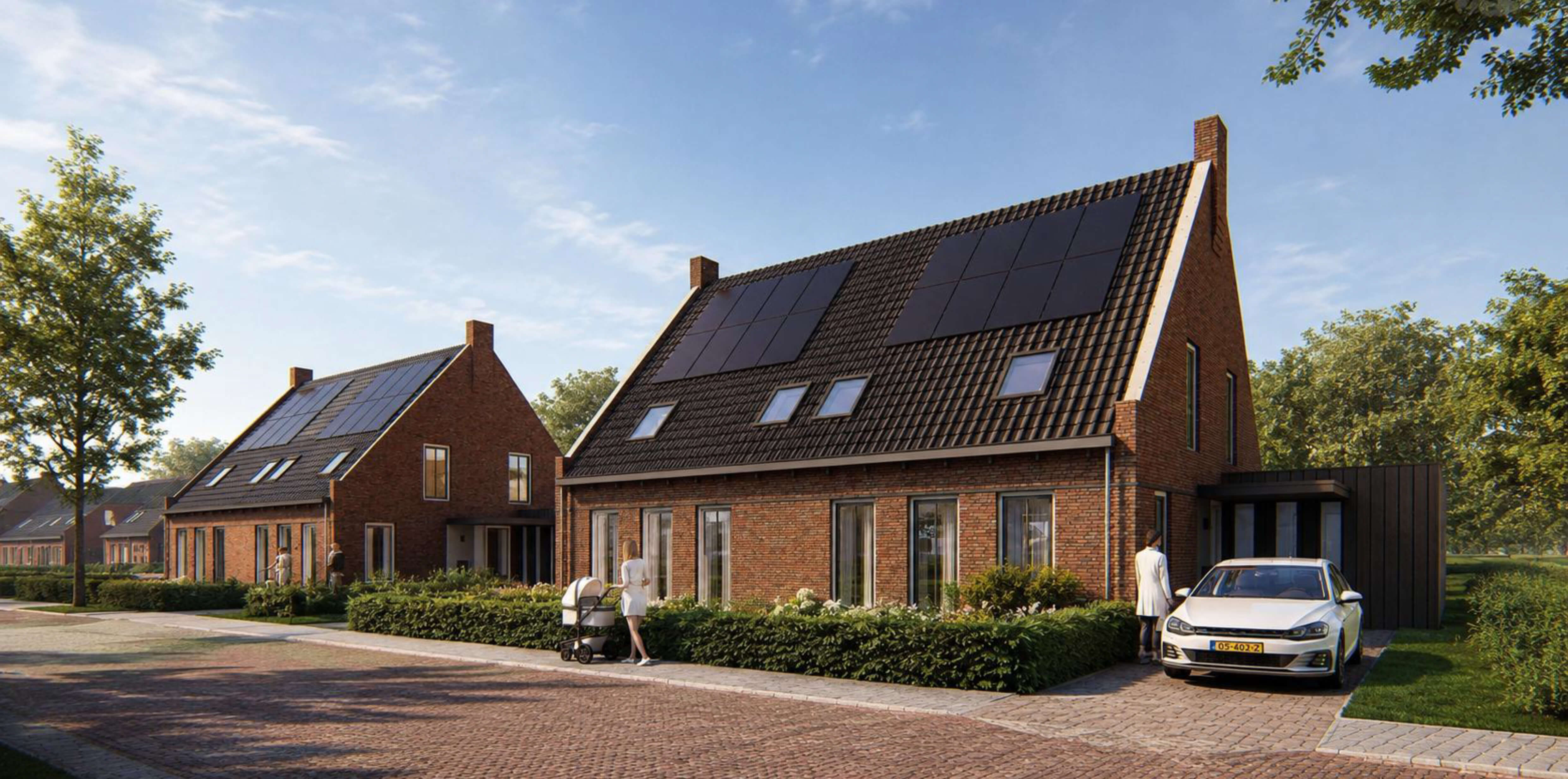 Impressie Twee-onder-een-kapwoningen